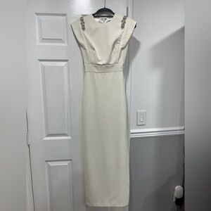 Theia Cream Wedding Gown